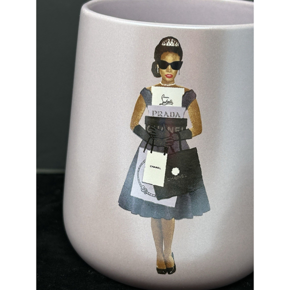 Amanda Greenwood Art Mug Cup 16oz Designer Fashion Fabulous You Channel NWT - Picture 2 of 6